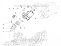 Gasklephuis - Injector - Toevoeraansluiting