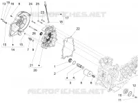 Deksel magneetvliegwiel - Oliefilter