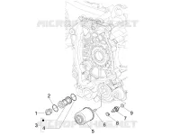 Deksel magneetvliegwiel - Oliefilter