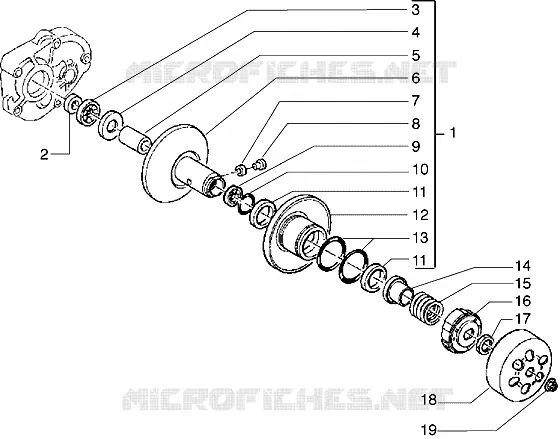 Driven pulley