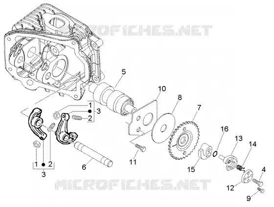 Rocker levers support