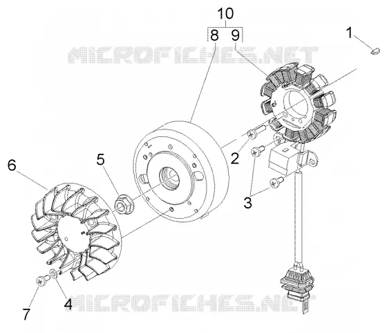 Flywheel magneto