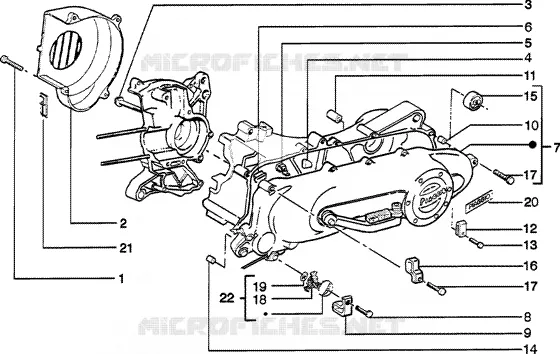 Limaçonclutch cover-scrool cover
