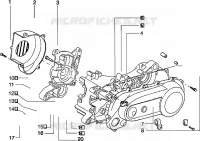 Clutch cover-scrool cover