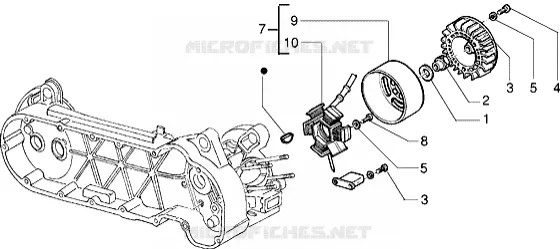 Flywheel magneto