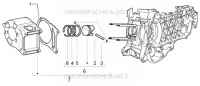 Cylinder - piston - wrist pin, assy