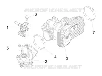 Gasklephuis - Injector - Toevoeraansluiting
