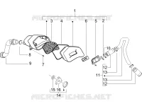 Behuizing secundaire luchttoevoer