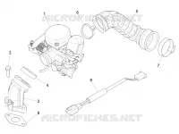 Complete carburator - Toevoeraansluiting