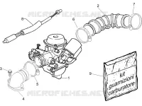 Complete carburator - Toevoeraansluiting