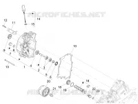 Deksel magneetvliegwiel - Oliefilter