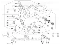 Deksel magneetvliegwiel - Oliefilter