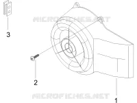 Deksel magneetvliegwiel - Oliefilter
