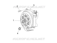 Deksel magneetvliegwiel - Oliefilter