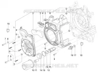 Deksel magneetvliegwiel - Oliefilter