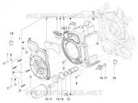 Deksel magneetvliegwiel - Oliefilter