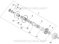Aangedreven poelie