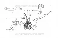 Complete carburator - Toevoeraansluiting