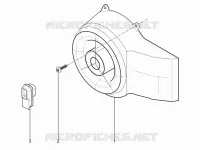 Deksel magneetvliegwiel - Oliefilter