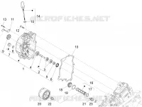 Deksel magneetvliegwiel - Oliefilter