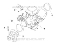 Complete carburator - Toevoeraansluiting