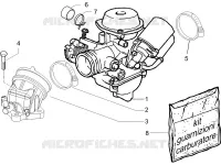 Complete carburator - Toevoeraansluiting