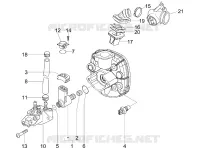 Gasklephuis - Injector - Toevoeraansluiting