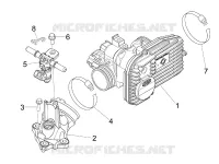 Gasklephuis - Injector - Toevoeraansluiting