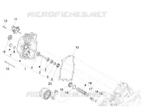 Deksel magneetvliegwiel - Oliefilter