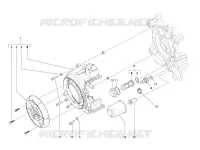 Deksel magneetvliegwiel - Oliefilter