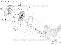 Deksel magneetvliegwiel - Oliefilter