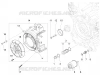 Deksel magneetvliegwiel - Oliefilter