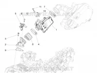 Gasklephuis - Injector - Toevoeraansluiting