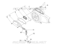 Behuizing secundaire luchttoevoer