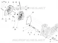 Deksel magneetvliegwiel - Oliefilter