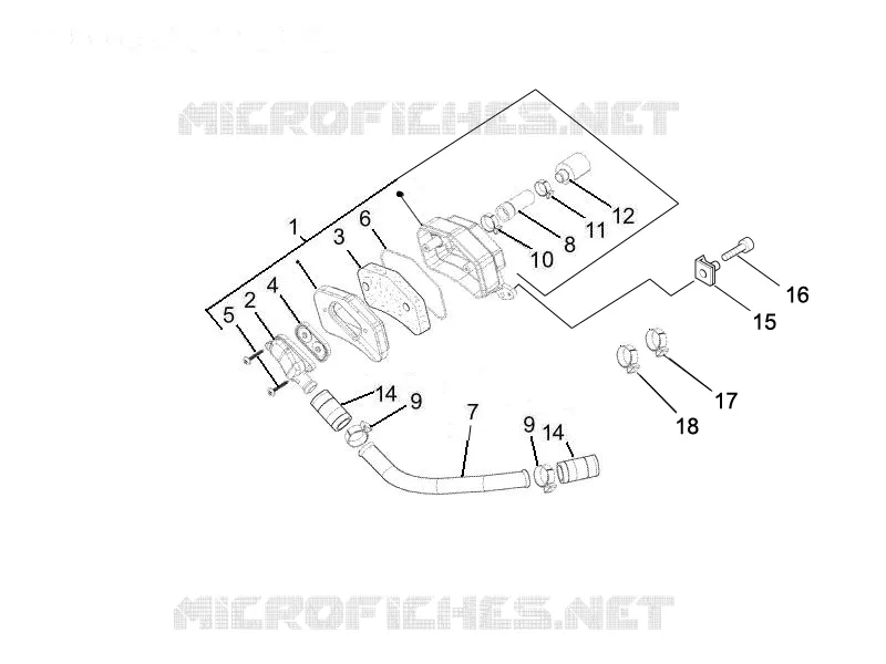 Behuizing secundaire luchttoevoer