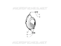 Deksel magneetvliegwiel - Oliefilter