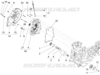 Deksel magneetvliegwiel - Oliefilter