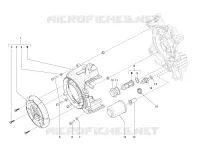 Deksel magneetvliegwiel - Oliefilter