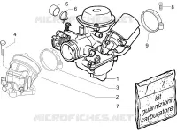 Carburettor, assembly - Union pipe