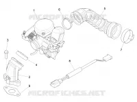 Complete carburator - Toevoeraansluiting
