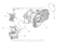Gasklephuis - Injector - Toevoeraansluiting