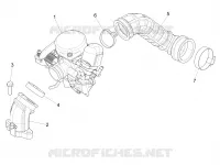 Complete carburator - Toevoeraansluiting