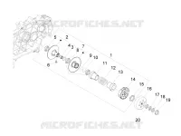 Aangedreven poelie