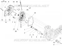 Deksel magneetvliegwiel - Oliefilter