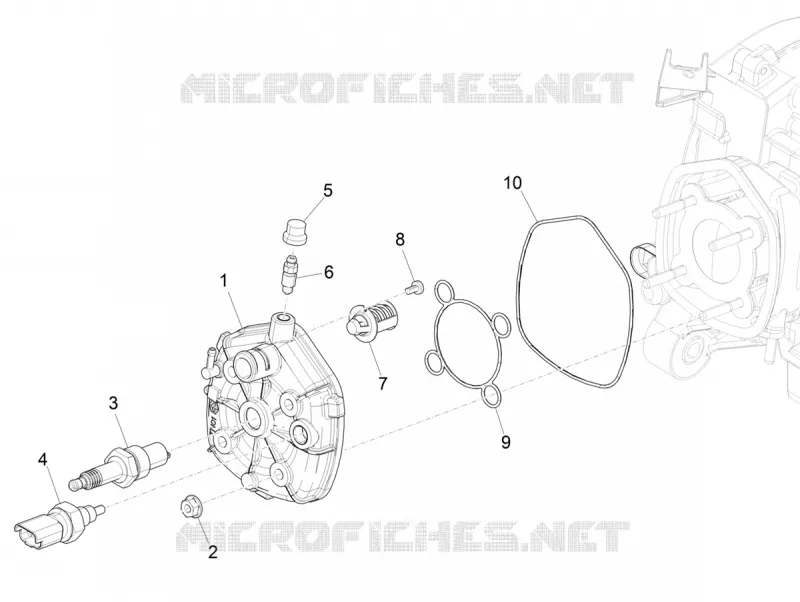 Cylinder head cover