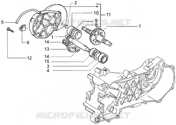 Rear wheel shaft