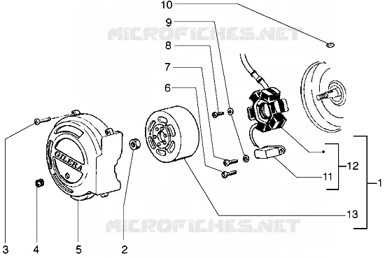Flywheel magneto
