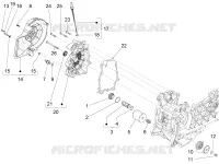Deksel magneetvliegwiel - Oliefilter