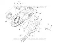 Carterdeksel - Koeling carter